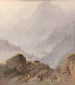 Paesaggio montano in Tirolo con stambecchi - Johannes Tavenraat — vista dell’opera