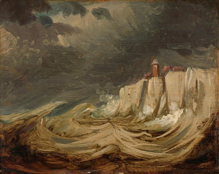 Tempeste sulla costa - Johannes Tavenraat — vista dell’opera