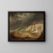 Tempeste sulla costa - Johannes Tavenraat — quadro incorniciato alla parete