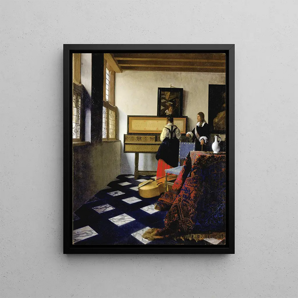 Johannes Vermeer - Lady At The Virginal With A Gentleman the Music Lesson.webp