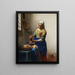La Laitière - Johannes Vermeer — quadro incorniciato alla parete