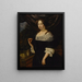 Ritratto di una dama - Johannes Vollevens — quadro incorniciato alla parete