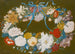Ghirlanda di fiori attaccata a un anello con un nastro blu - Johannes van Bronckhorst — vista dell’opera