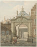 Vista attraverso una porta a Dordrecht - Johannes van Lexmond — vista dell’opera