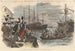 La Boston Tea Party Distruzione del tè nel porto di Boston il 16 dicembre 1773 - John Andrew — vista dell’opera
