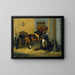Gentiluomo, il cavallo preferito del re Carlo XV di Svezia - John Arsenius — quadro incorniciato alla parete