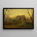 Mattino d'autunno - John Atkinson Grimshaw — quadro incorniciato alla parete