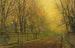 Nella luce dorata dell'autunno - John Atkinson Grimshaw — vista dell’opera