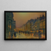 Londra, via St James - John Atkinson Grimshaw — quadro incorniciato alla parete