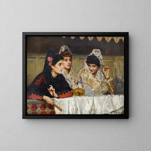 Ammirazione da lontano - John Bagnold Burgess — quadro incorniciato alla parete