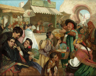 John Bagnold Burgess - The Fan Seller.webp