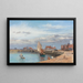 Entrée del porto di Yarmouth - John Brett — quadro incorniciato alla parete