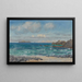 Baia di Newtrain e Isola Gull, Cornovaglia - John Brett — quadro incorniciato alla parete