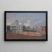 Angolo nord-est di Fourth e Walnut - John Caspar Wild — quadro incorniciato alla parete