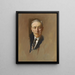 Woodrow Wilson - John Christen Johansen — quadro incorniciato alla parete