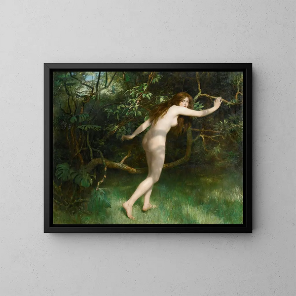 Ève - John Collier — quadro incorniciato alla parete