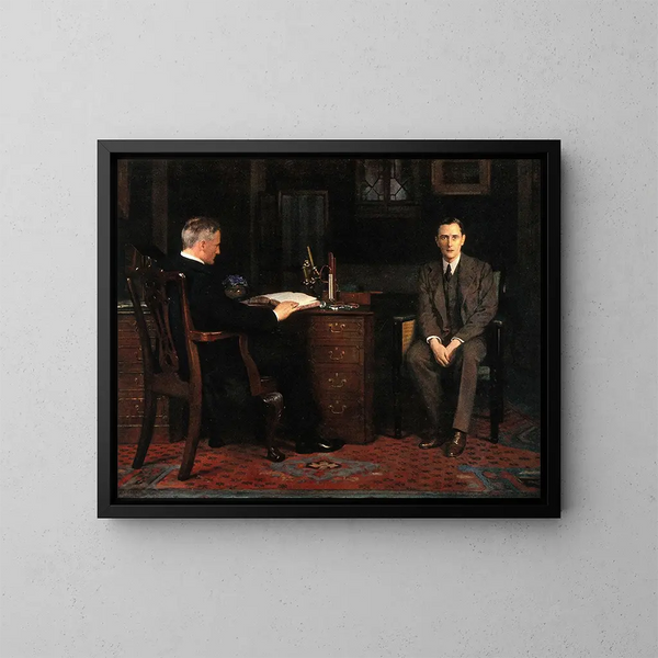 Sentenza di morte - John Collier — quadro incorniciato alla parete