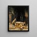 La morte di Cleopatra - John Collier — quadro incorniciato alla parete