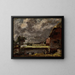 Una vista sulle rive del fiume Stour - John Constable — quadro incorniciato alla parete