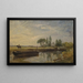 Barge sous l'écluse de Flatford - John Constable — quadro incorniciato alla parete