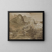Rocher du château, Borrowdale - John Constable — quadro incorniciato alla parete