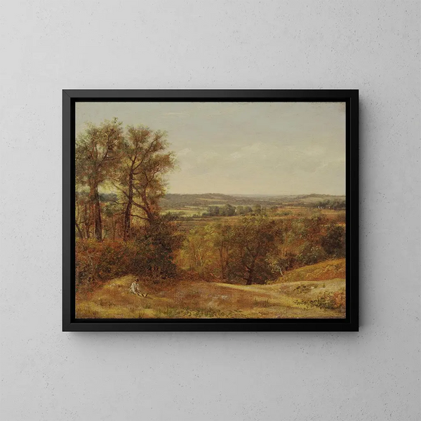Vallée de Dedham - John Constable — quadro incorniciato alla parete