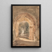 Chiesa di East Bergholt visto dall'arco sud della torre in rovina - John Constable — quadro incorniciato alla parete
