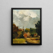 Chiesa di East Bergholt - John Constable — quadro incorniciato alla parete