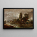 Pont de Harnham, Salisbury - John Constable — quadro incorniciato alla parete