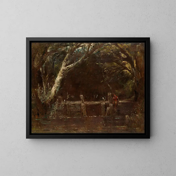 Il paesaggio del lucchetto - John Constable — quadro incorniciato alla parete