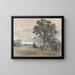 Paesaggio a East Bergholt - John Constable — quadro incorniciato alla parete