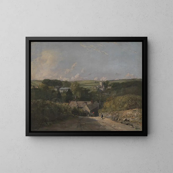 Village d'Osmington - John Constable — quadro incorniciato alla parete
