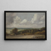 Scène di lavoro nei campi in Suffolk - John Constable — quadro incorniciato alla parete