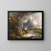 La cattedrale di Salisbury dalle praterie - John Constable — quadro incorniciato alla parete