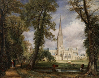 La cattedrale di Salisbury dal giardino dei vescovi - John Constable — vista dell’opera