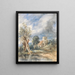Chiesa di Stoke Poges - John Constable — quadro incorniciato alla parete