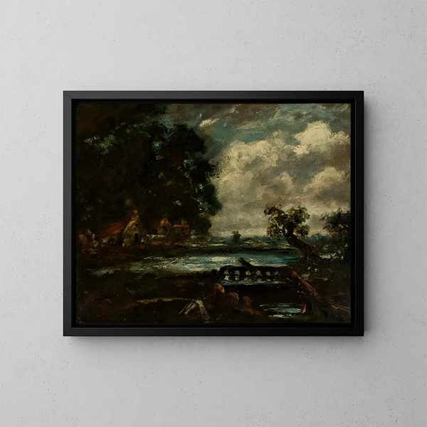 Studio per Il Cavallo che Salta - John Constable — quadro incorniciato alla parete