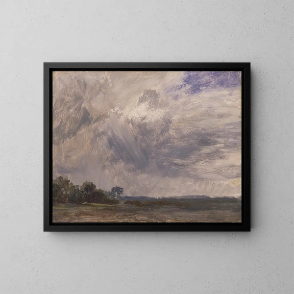 Studio di un cielo nuvoloso - John Constable — quadro incorniciato alla parete