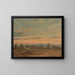 Paesaggio estivo in serata - John Constable — quadro incorniciato alla parete