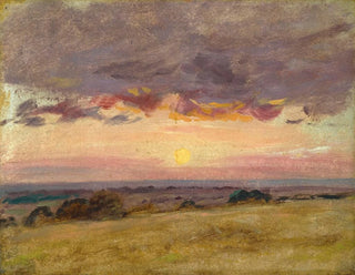Sera d'estate con nuvole temporalesche - John Constable — vista dell’opera