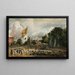 La celebrazione a East Bergholt della pace del 1814 conclusa a Parigi tra la Francia e le potenze alleate - John Constable — quadro incorniciato alla parete