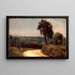 Il percorso da East Bergholt a Flatford - John Constable — quadro incorniciato alla parete