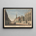 Vista di una parte della chiesa di Sainte-Marie, alla chiesa dei Tutti i Santi, b il condotto, c la chiesa di Carfax, d c all'università di Oxford - John Donowell — quadro incorniciato alla parete