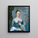 Susannah ou Mary Bontecou - John Durand — quadro incorniciato alla parete