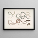Serpente arboricolo a strisce laterali, Dendrophis lateralis 2. Dipsas rossastra, Dipsus Dipsas rubescens - John Edward Gray — quadro incorniciato alla parete