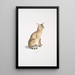Chat allié Felis affinis - John Edward Gray — quadro incorniciato alla parete