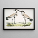 Pluvier à Ailes Éperonnées Charadrius ventralis Maschio e Femmina - John Edward Gray — quadro incorniciato alla parete