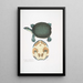 Trionyx valvulaire Emyda punctata Trionyx granosus - John Edward Gray — quadro incorniciato alla parete
