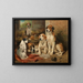 Un riposo ben meritato - John Emms — quadro incorniciato alla parete