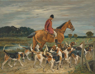 John Emms - Huntsman and hounds.webp